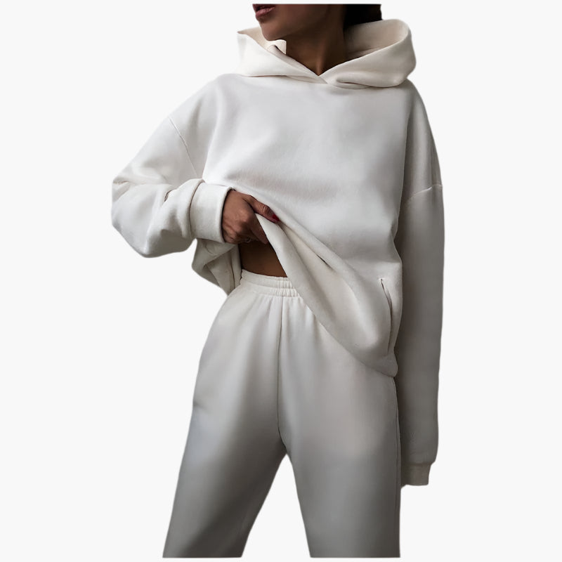 Oversize Lounge Set Kapuzenpullover und Jogginghose - Komfortabler Freizeitlook