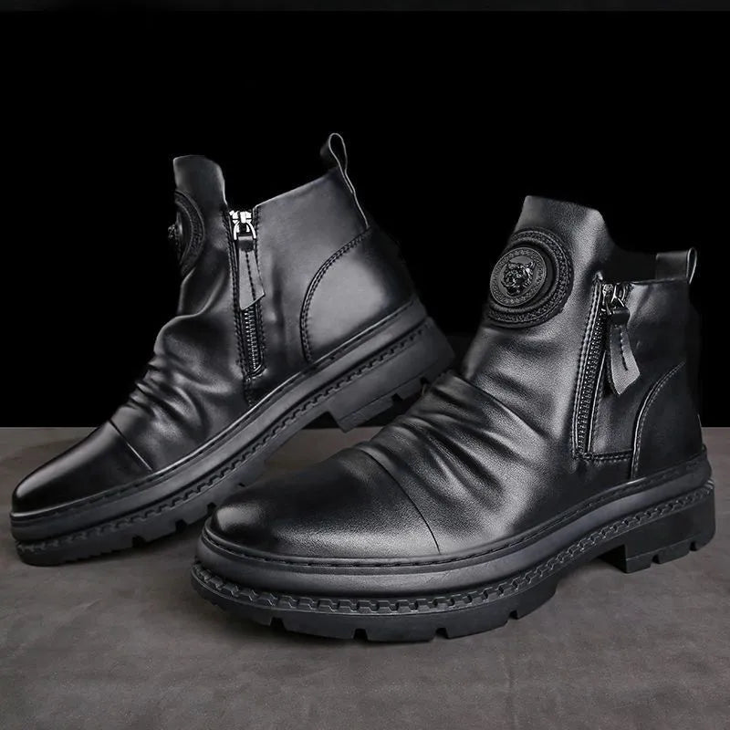 Herren Lederstiefel