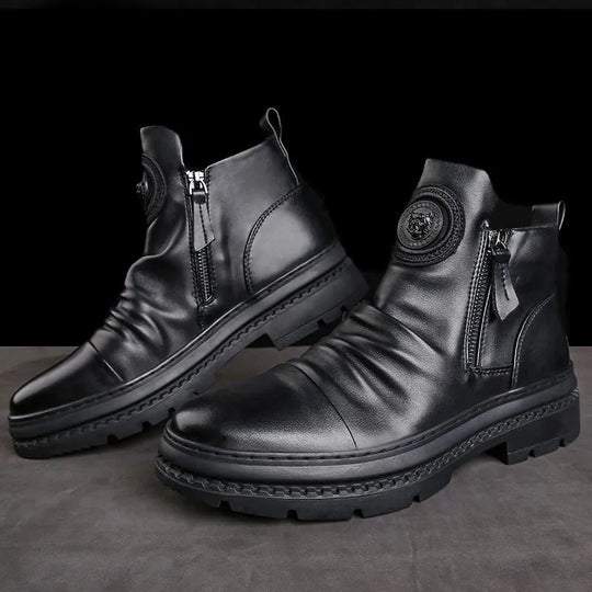 Herren Lederstiefel