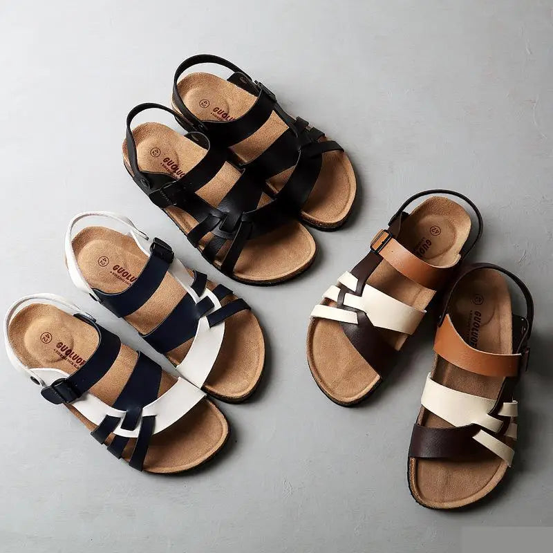 ShopNory | Orthopädische Premium Ledersandalen