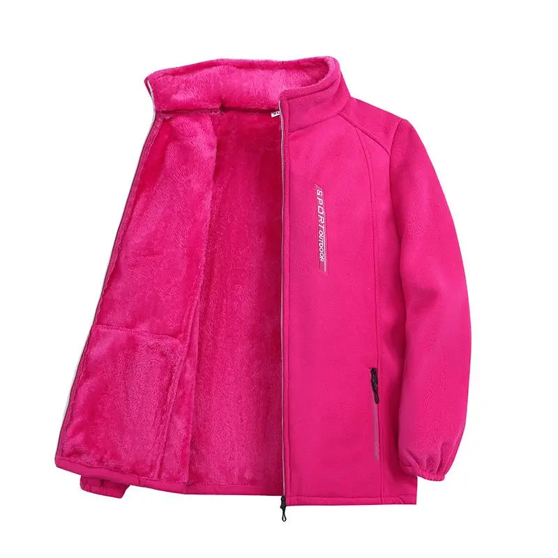 Fleece Zip-Up Cardigan