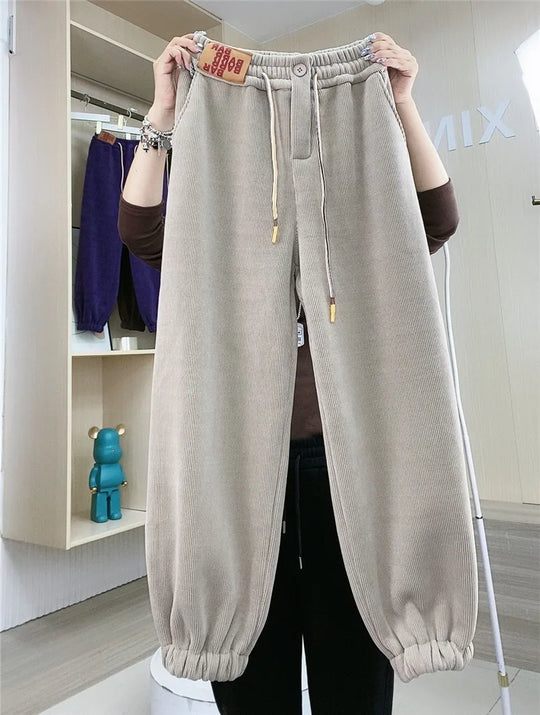Winter Jogginghose - Warme Plüschfutter & Lässiges Design