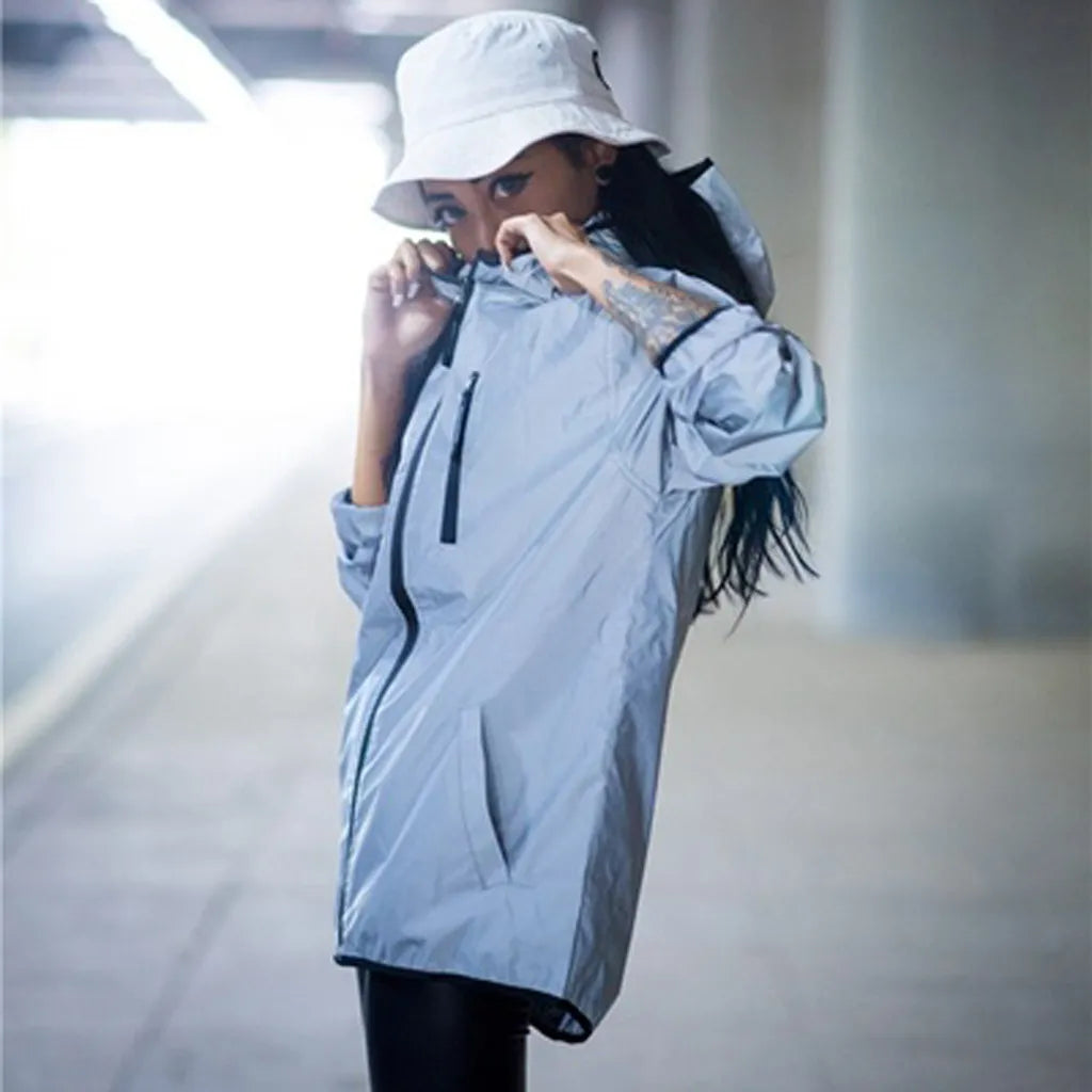 Reflektierende Jacke für Die Nacht