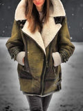 Damen Lammfellfliegerjacke