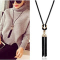 Elegante geometrische Quaste Anhänger Halskette für Frauen | Shop Nory