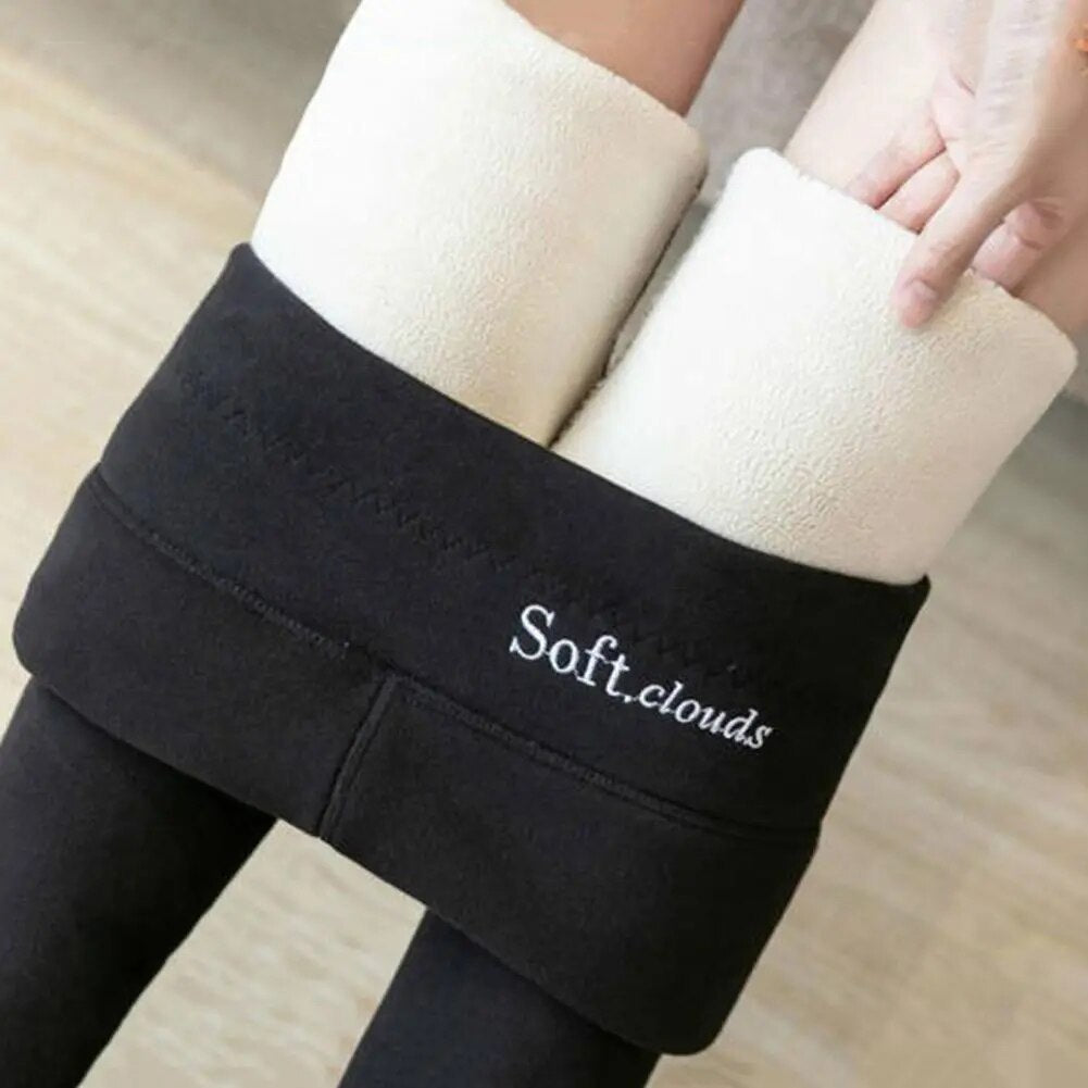 Damen Winterhose Fleece - Warme Leggings mit Formungseffekt