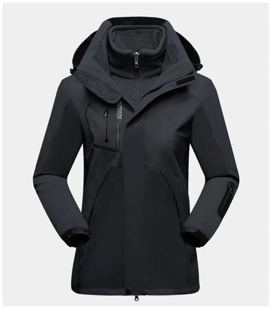 3-In-1 Outdoor Schutzjacke für Frauen