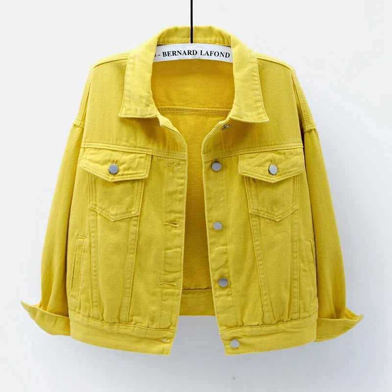 Klassische Damen-Denimjacke Viele Farben