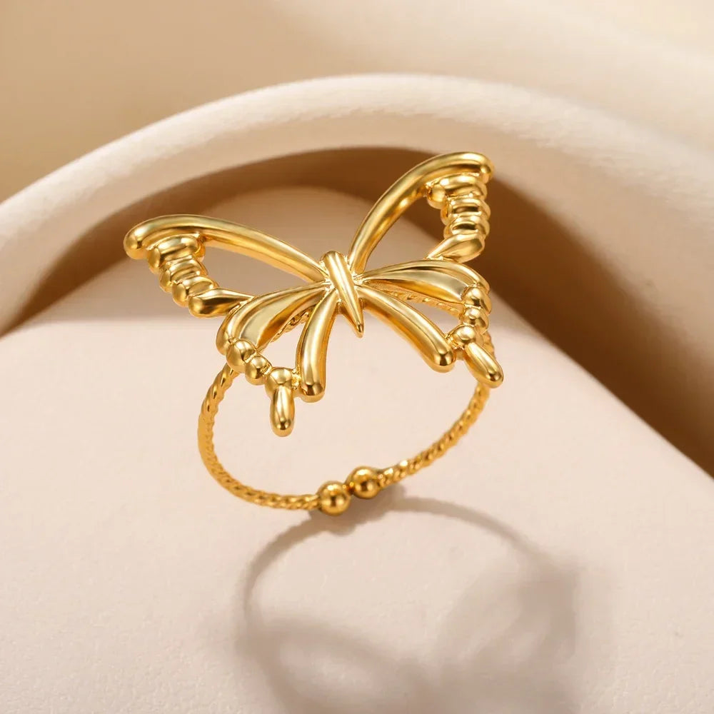 Edelstahl Herzring für Frauen Shop Nory