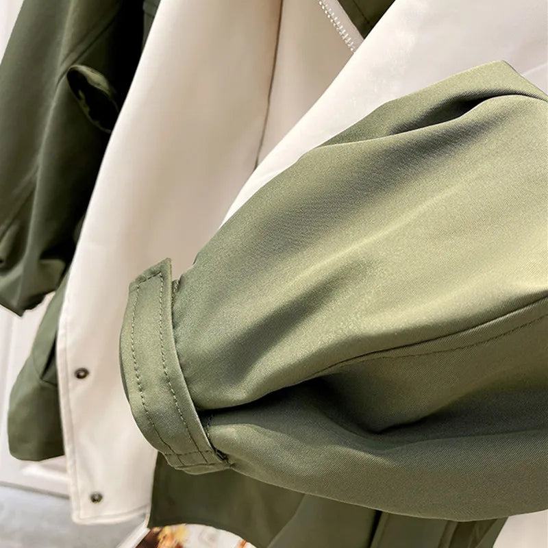 Oversized Wasserdichte Regenjacke für Damen
