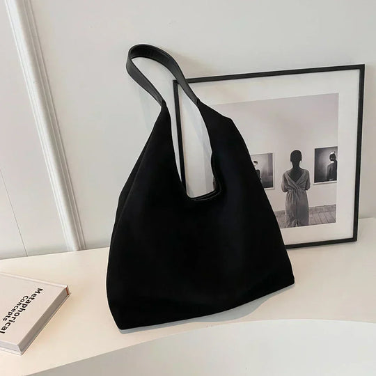 Wildledertasche