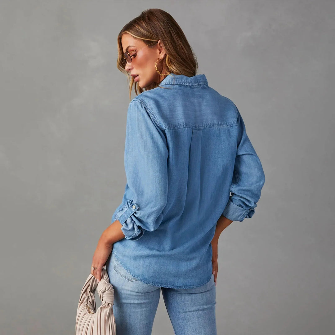 Leichte Denim Hemden
