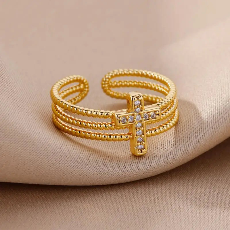 Edelstahl Herzring für Frauen Shop Nory