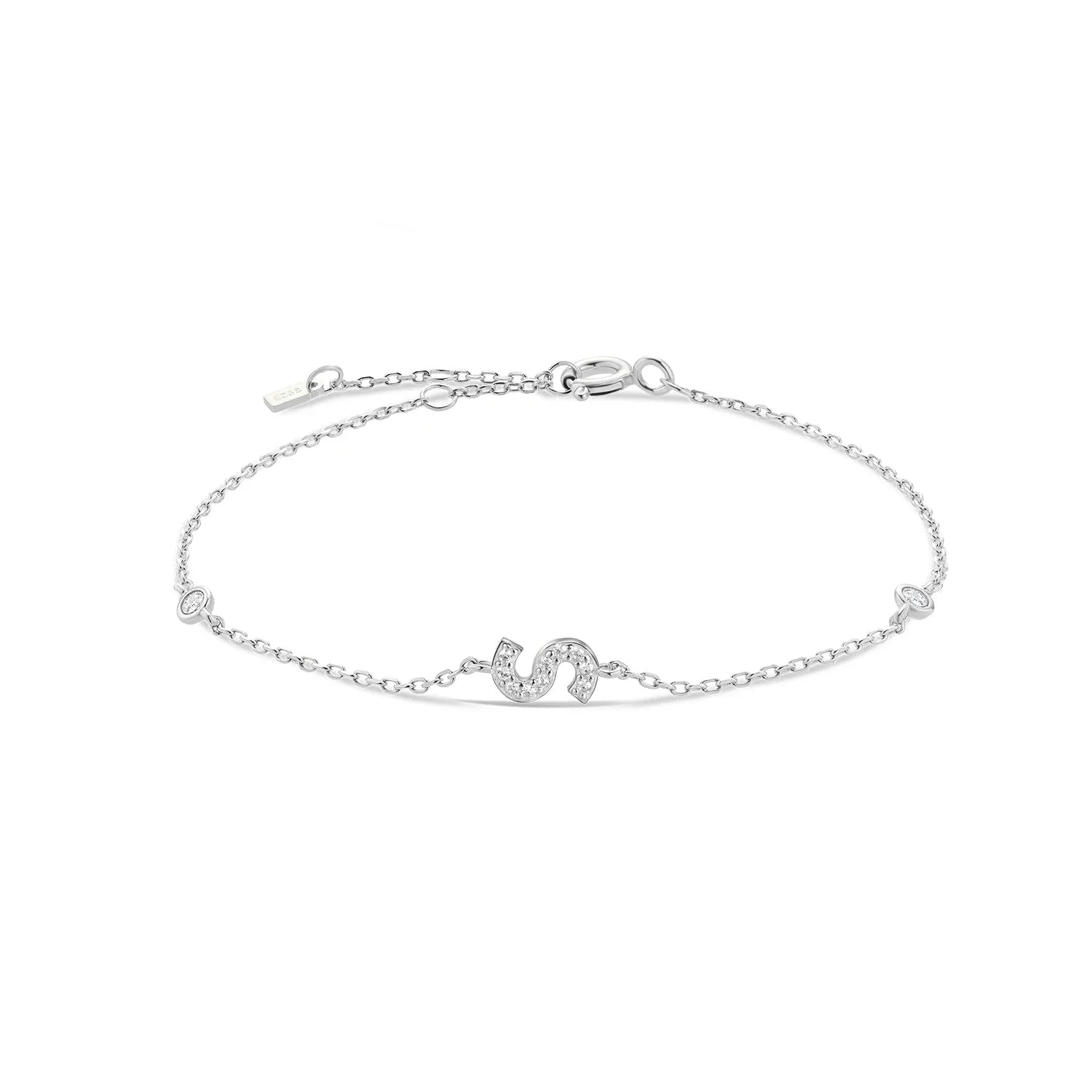 Buchstabenarmband - 925 Sterlingsilber | Shop Nory