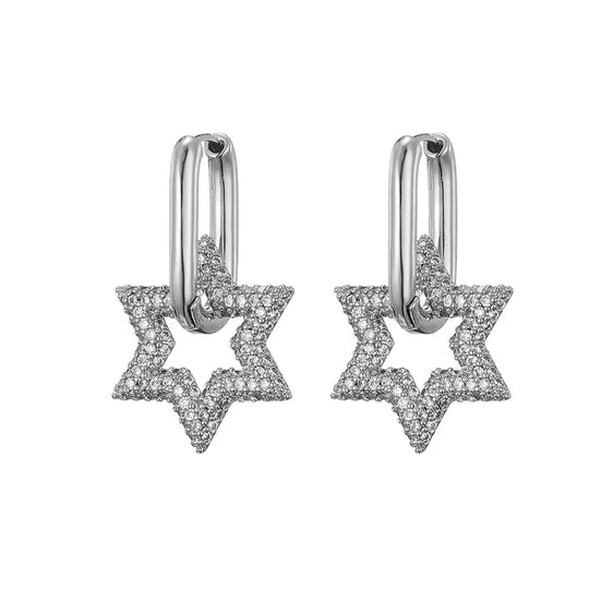 Stern-Kristall-Creolen | Shop Nory