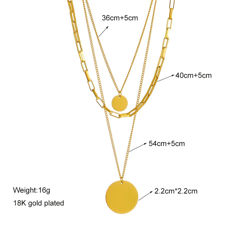 Glamouröses 3in1 Gold Anhängerhalskette für Frauen | Shop Nory