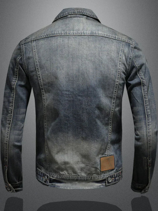 Midnight Fade Klassische Denimjacke
