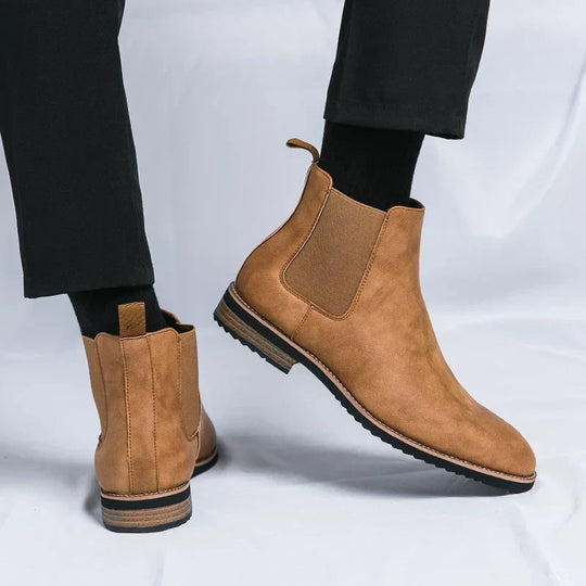 Leder Chelsea Stiefel