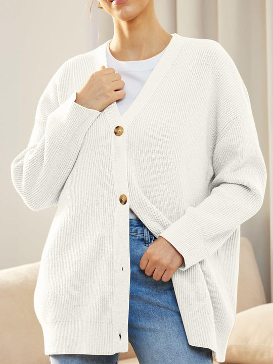 Gestrickte Strickjacke Kollektion Herbst