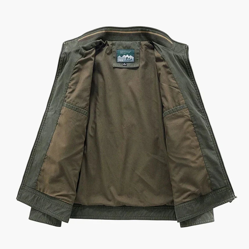 Übergangsjacke Casual Streetwear mit Stehkragen - Stilvolle Freizeitjacke für Alltag und Outdoor