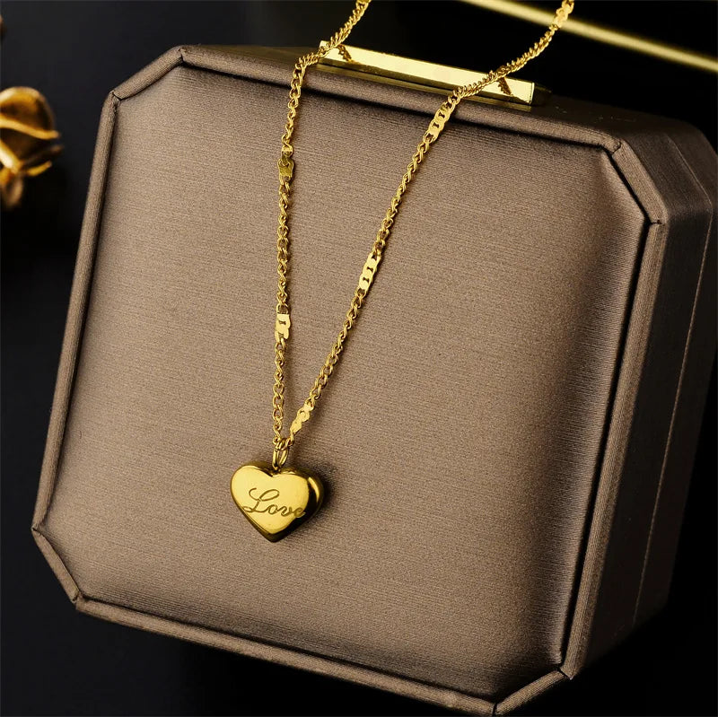 Elegante Titanstahl-Halskette für Frauen | Shop Nory