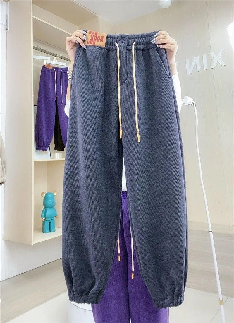 Winter Jogginghose - Warme Plüschfutter & Lässiges Design