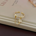 Trendy Zircon Luxus Licht Kette Quaste Ring | Shop Nory