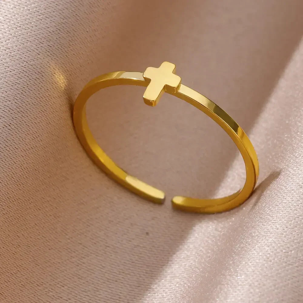 Edelstahl Herzring für Frauen Shop Nory