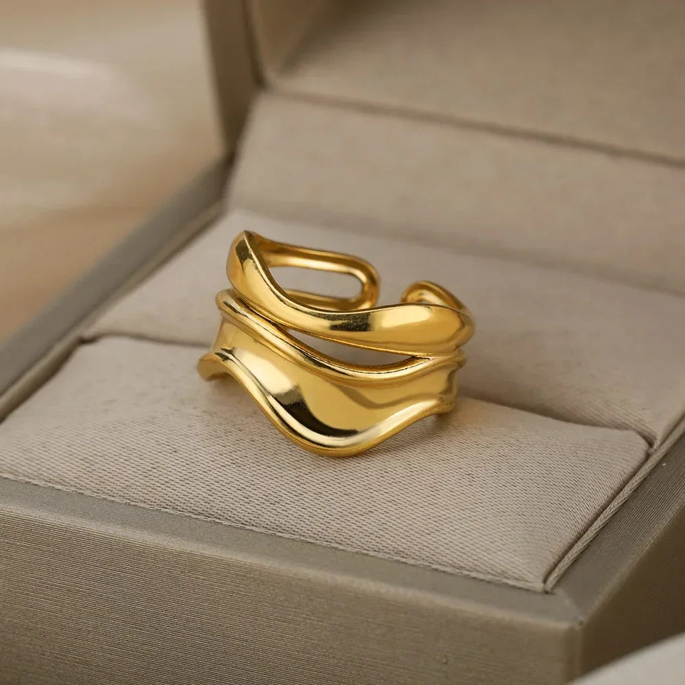 Edelstahl Herzring für Frauen Shop Nory