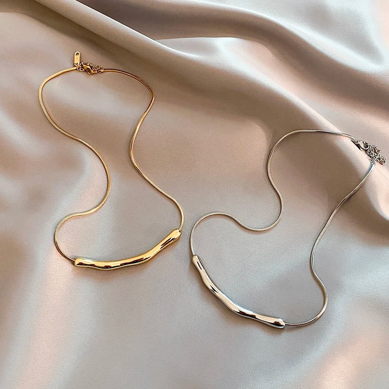 Elegante Halskette aus Edelstahl | Shop Nory