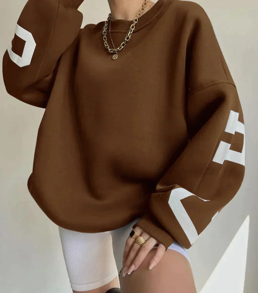 Sweatshirts mit seitlichem Druck