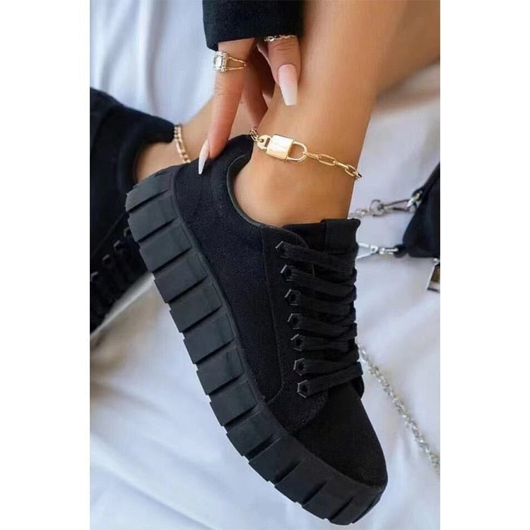 Shopnory | Modische Orthopädische Damen-Sportschuhe mit Plateausohle