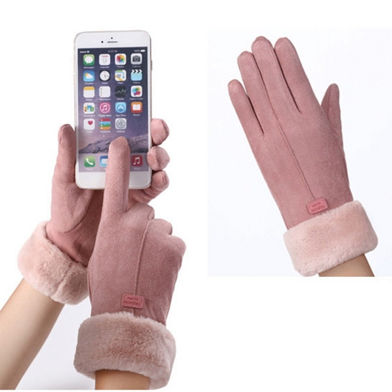 ShopNory - Schicke und Stilvolle Winter Furry Handschuhe für Frauen
