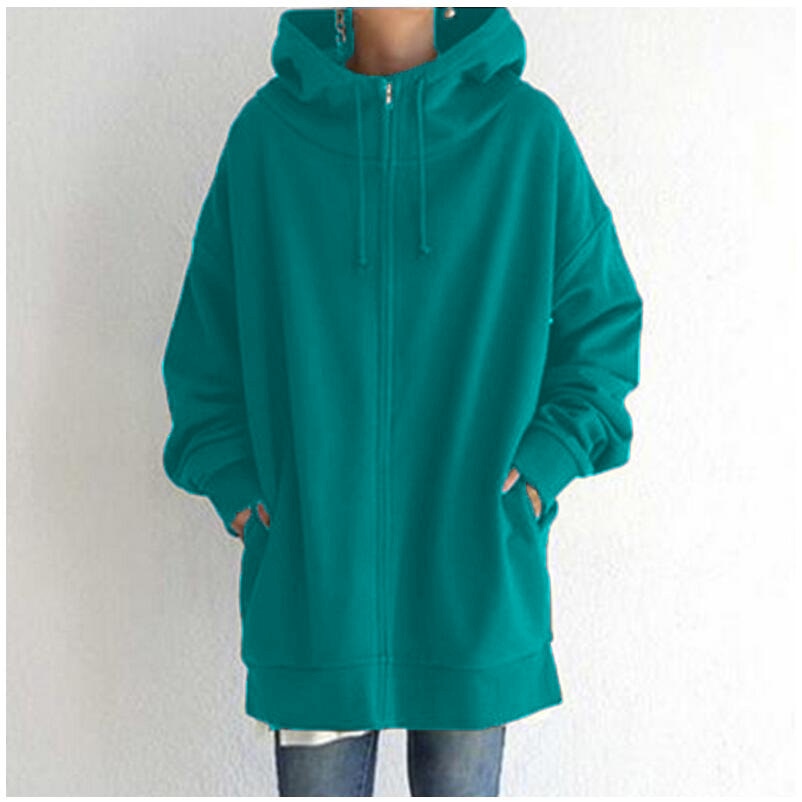 Lange Herbst Strickjacke