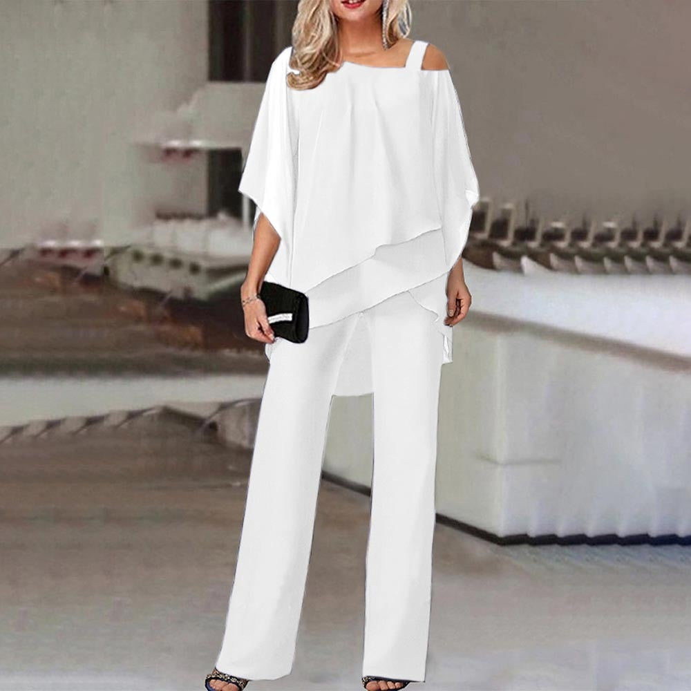 ShopNory | Jumpsuit | Eleganter Zweiteiler mit Cold Shoulder
