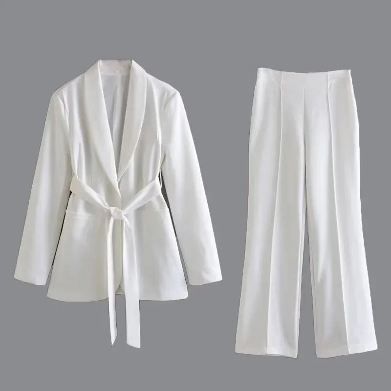 Stilvolle Blazer Set Für Damen - Blazer+Hose
