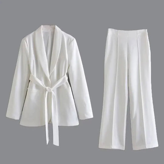 Stilvolle Blazer Set Für Damen - Blazer+Hose