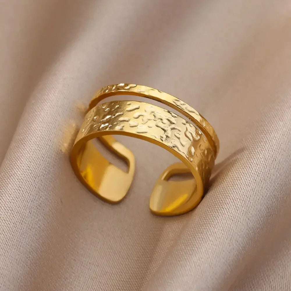 Edelstahl Herzring für Frauen Shop Nory