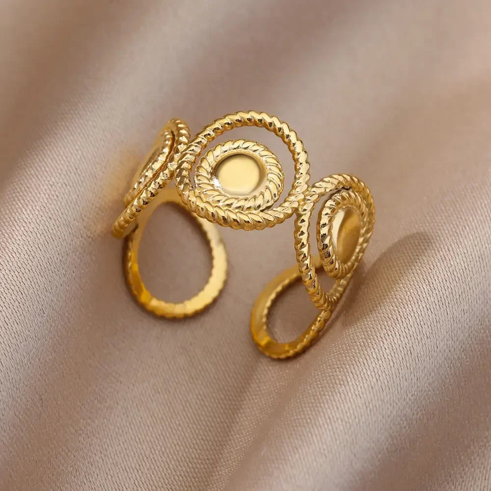 Edelstahl Herzring für Frauen Shop Nory