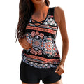 Stilvolles Geometrisches Tankini-Set