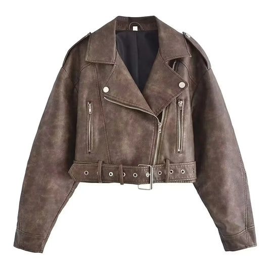 Winter Damen jacke mit Gürtel