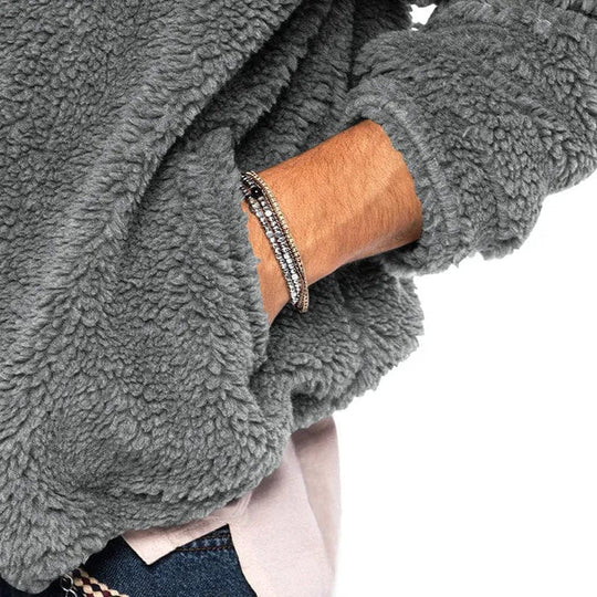 Herren Kapuzen-Fleecejacke