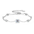 Luminous Eleganz: 1CT Moissanite-Armband aus Sterlingsilber | Shop Nory