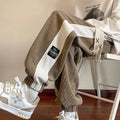 Streetwear-Herren-Jogginghose im Patch-Design