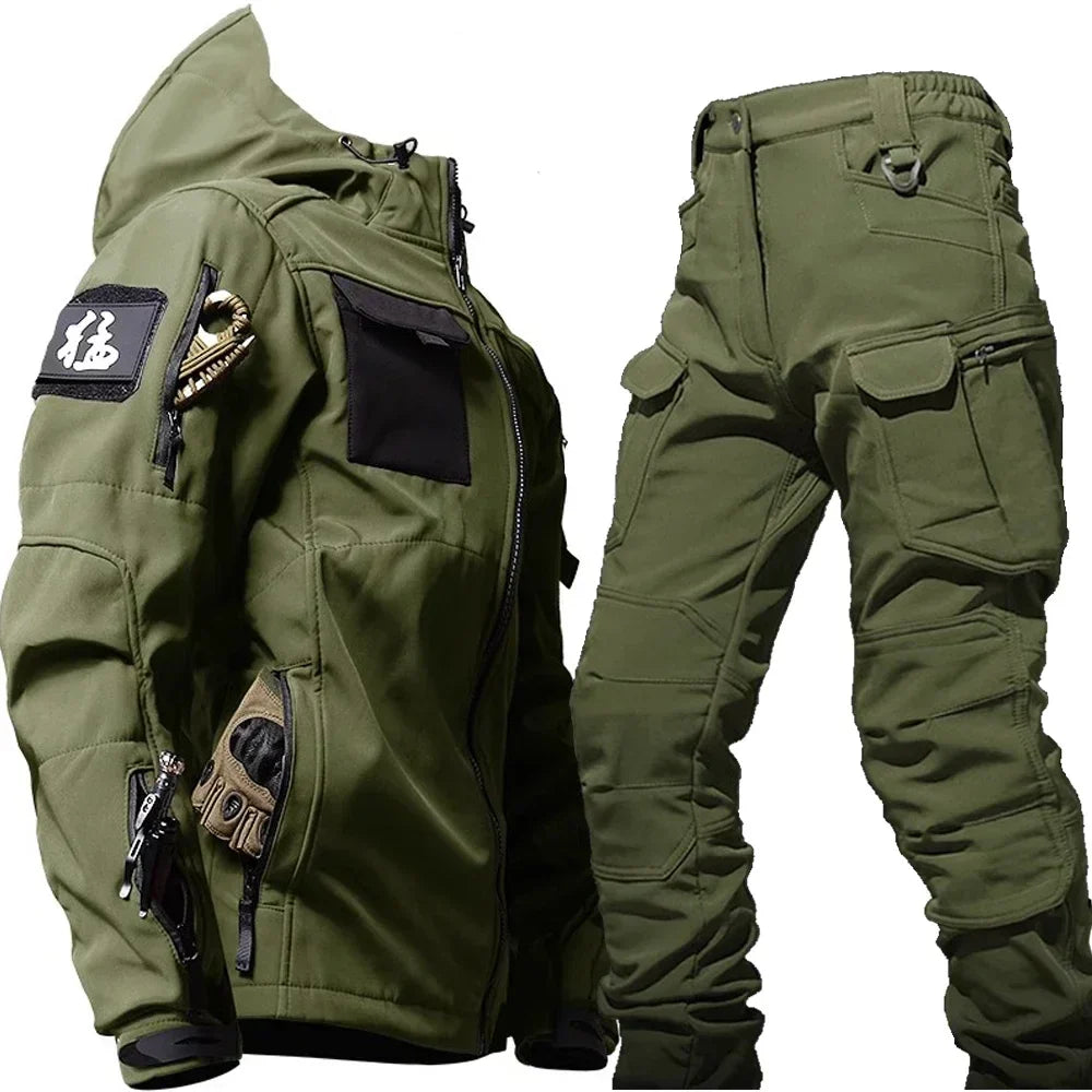 Wasserdichter Thermoanzug mit Mehreren Taschen für Herren