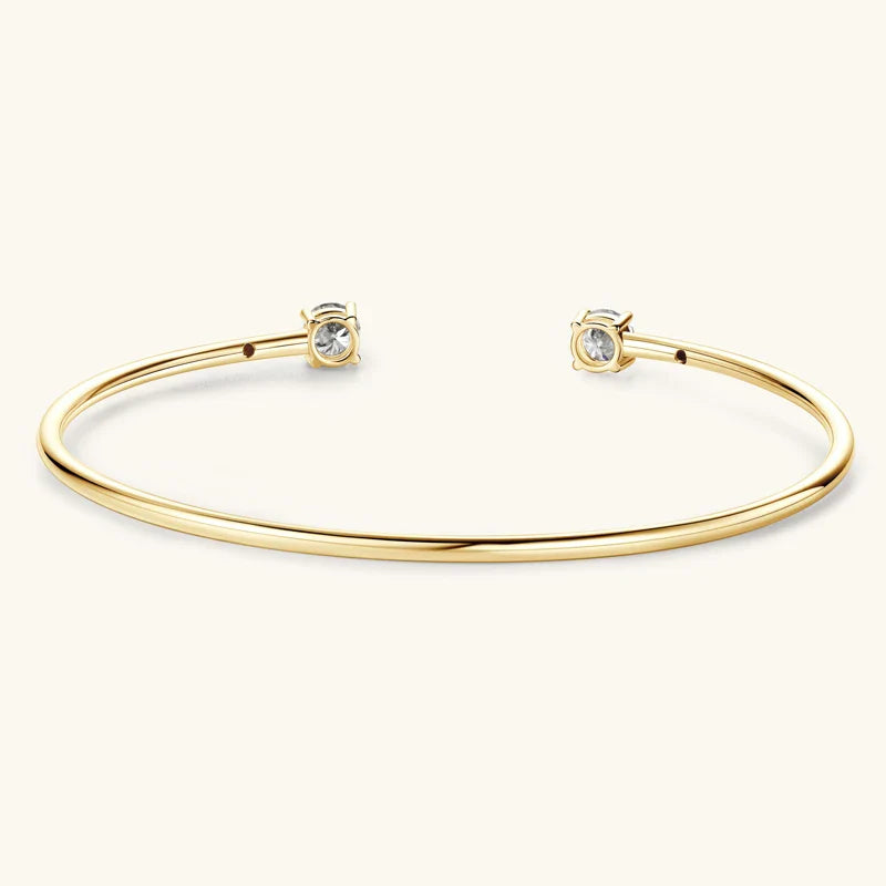 Ivictress 5mm Moissanit Sterlingsilber Armreif | Shop Nory