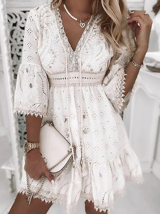 Ibiza Kleid - Frühjahr und Sommer 2024 Favorit