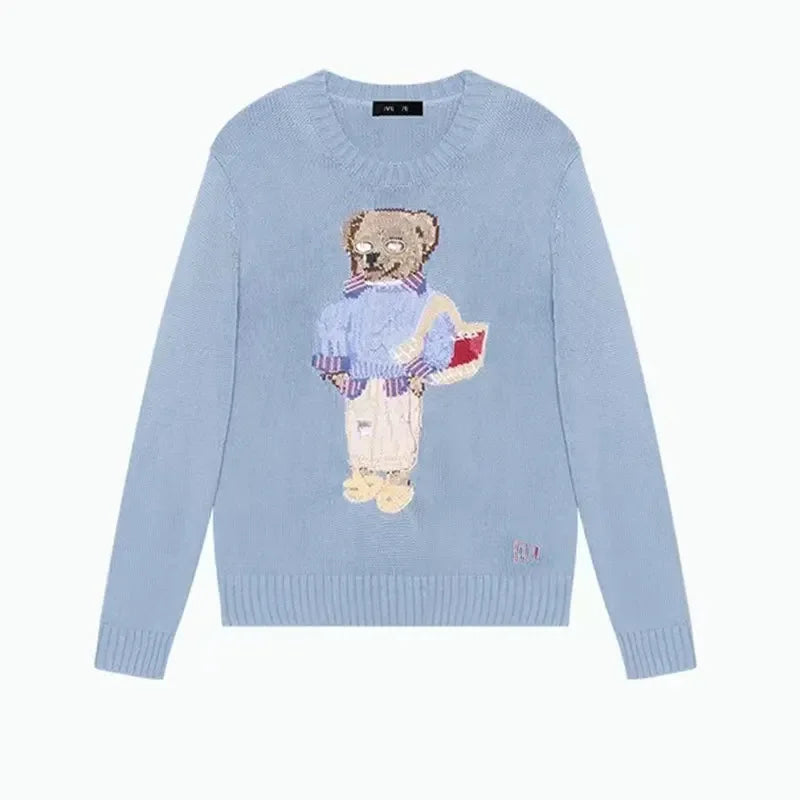Bärenstrickpullover