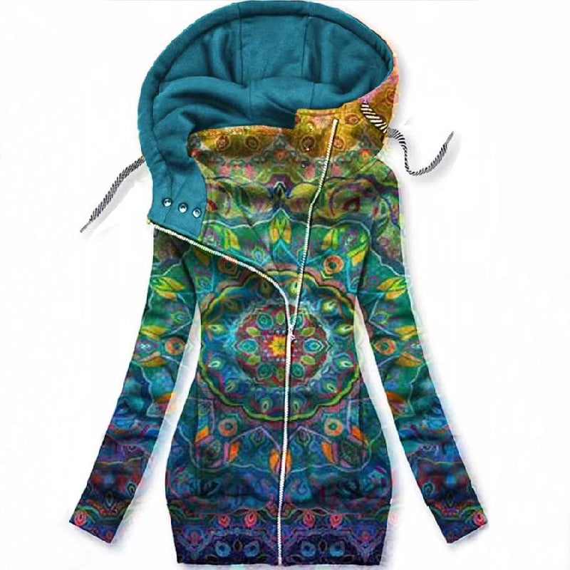 Bequeme Künstlerische Jacke für Frauen