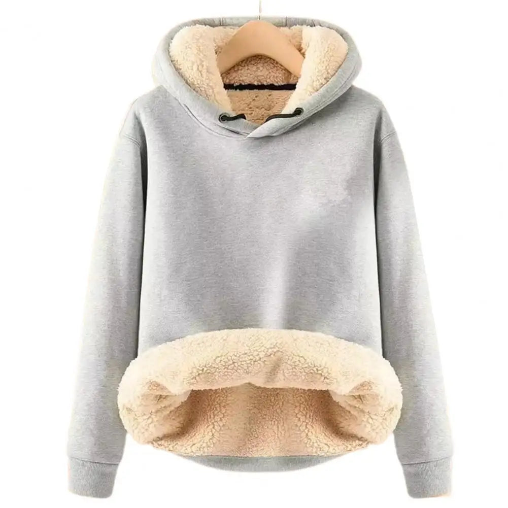 Warmer Hoodie mit Fleece-futter Polyester und Sherpa Bequem und Trendy
